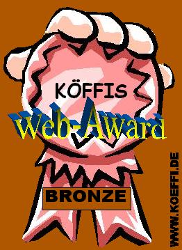Köffis Web-Award-Bronze